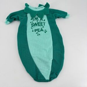 Vintage Sweet Pea Baby Premie Infant Costume Halloween